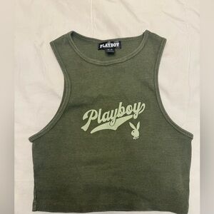 PLAYBOY Cropped Tank Top
